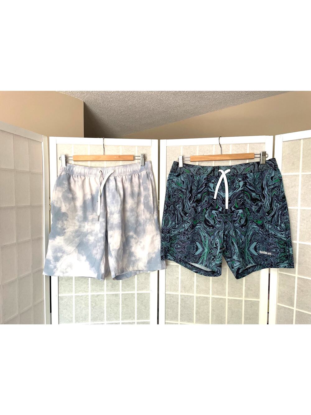 Bamboo Ave Bundle 2 Swim Trunks M Hybrid Shorts Beach Resort Summer Vacation